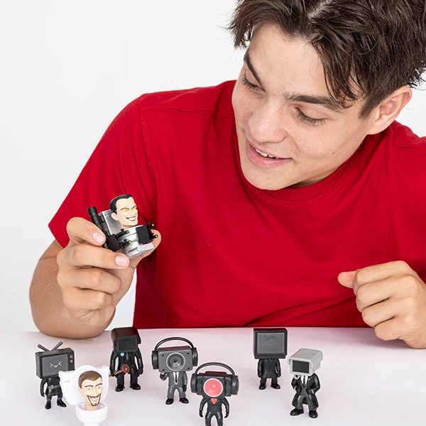 話題沸騰中「スキビディトイレ」ブラインドミニフィギュアがついに日本