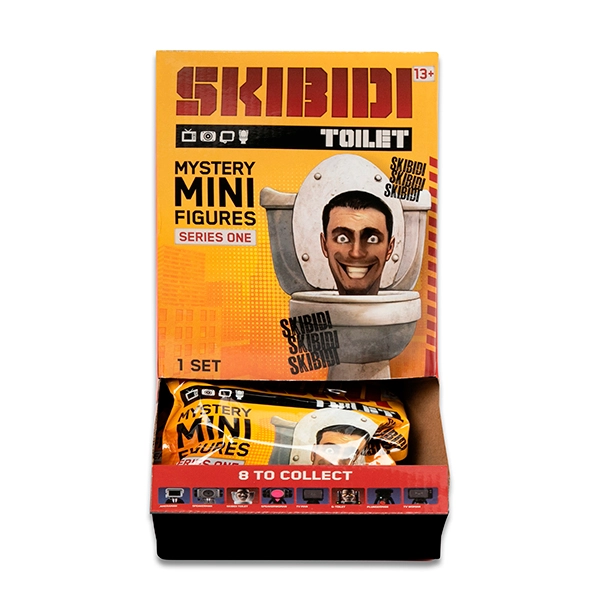話題沸騰中「スキビディトイレ」ブラインドミニフィギュアが